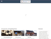 Tablet Screenshot of da-construction.com